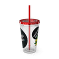 Charger l'image dans la visionneuse de la galerie, Yellow Sunday - Sunsplash Tumbler with Straw, 16oz
