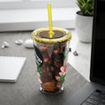 Load image into Gallery viewer, Floweret - Sunsplash Tumbler with Straw, 16oz - mhlangathedude!
