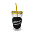 Load image into Gallery viewer, CherryXRaspberry - Sunsplash Tumbler with Straw, 16oz - mhlangathedude!
