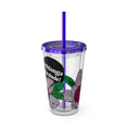 Charger l'image dans la visionneuse de la galerie, Flowering - Sunsplash Tumbler with Straw, 16oz
