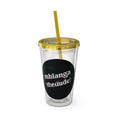 Charger l'image dans la visionneuse de la galerie, GradientXRaspberry - Sunsplash Tumbler with Straw, 16oz
