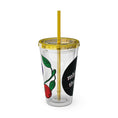 Charger l'image dans la visionneuse de la galerie, GradientXRaspberry - Sunsplash Tumbler with Straw, 16oz
