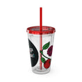 Charger l'image dans la visionneuse de la galerie, CherryXRaspberry - Sunsplash Tumbler with Straw, 16oz - mhlangathedude!
