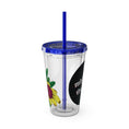 Charger l'image dans la visionneuse de la galerie, Yellow Sunday - Sunsplash Tumbler with Straw, 16oz
