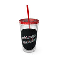 Load image into Gallery viewer, The Glitch - Sunsplash Tumbler with Straw, 16oz
