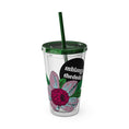 Charger l'image dans la visionneuse de la galerie, Flowering - Sunsplash Tumbler with Straw, 16oz
