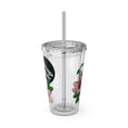 Load image into Gallery viewer, Floweret - Sunsplash Tumbler with Straw, 16oz - mhlangathedude!
