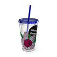 Charger l'image dans la visionneuse de la galerie, Flowering - Sunsplash Tumbler with Straw, 16oz
