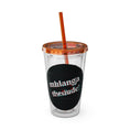 Load image into Gallery viewer, CherryXRaspberry - Sunsplash Tumbler with Straw, 16oz - mhlangathedude!
