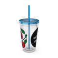 Charger l'image dans la visionneuse de la galerie, CherryXRaspberry - Sunsplash Tumbler with Straw, 16oz - mhlangathedude!
