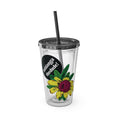 Load image into Gallery viewer, Yellow Sunday - Sunsplash Tumbler with Straw, 16oz
