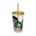 Charger l'image dans la visionneuse de la galerie, Flowering - Sunsplash Tumbler with Straw, 16oz
