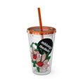 Load image into Gallery viewer, Floweret - Sunsplash Tumbler with Straw, 16oz
