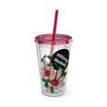 Load image into Gallery viewer, Floweret - Sunsplash Tumbler with Straw, 16oz
