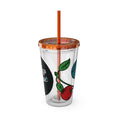 Load image into Gallery viewer, GradientXRaspberry - Sunsplash Tumbler with Straw, 16oz
