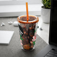 Load image into Gallery viewer, Floweret - Sunsplash Tumbler with Straw, 16oz - mhlangathedude!
