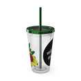 Load image into Gallery viewer, Yellow Sunday - Sunsplash Tumbler with Straw, 16oz
