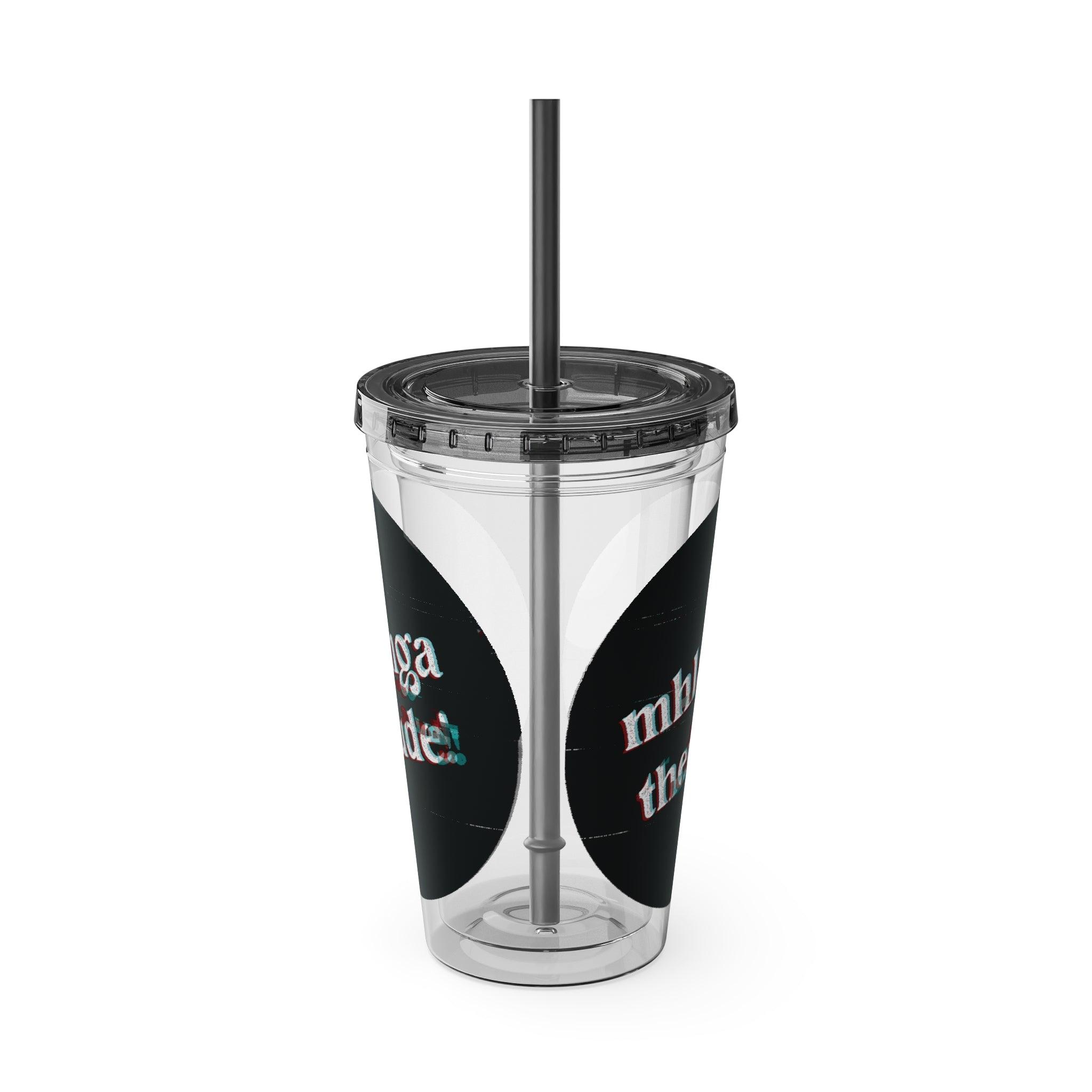 The Glitch - Sunsplash Tumbler with Straw, 16oz