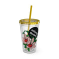 Load image into Gallery viewer, Floweret - Sunsplash Tumbler with Straw, 16oz
