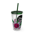 Load image into Gallery viewer, Flowering - Sunsplash Tumbler with Straw, 16oz
