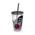 Load image into Gallery viewer, Flowering - Sunsplash Tumbler with Straw, 16oz
