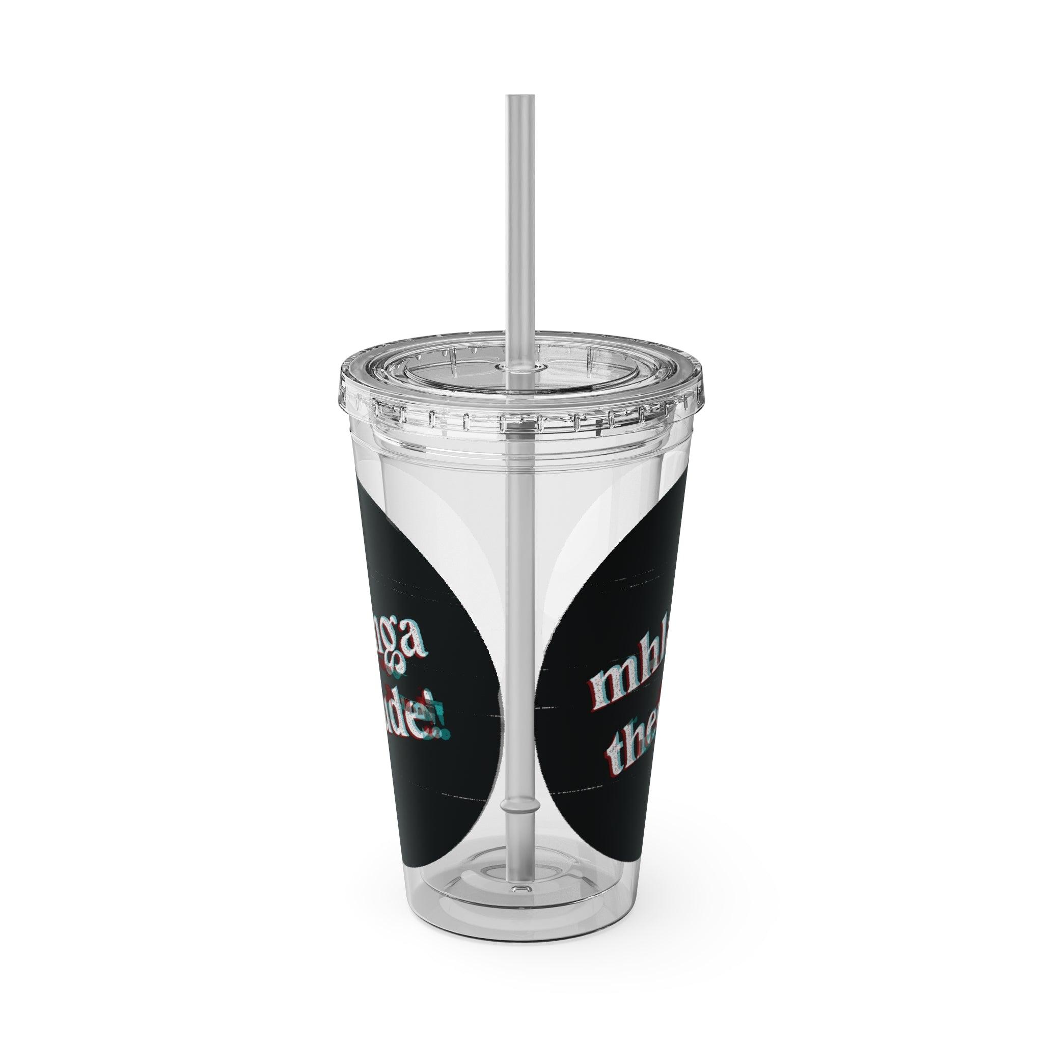 The Glitch - Sunsplash Tumbler with Straw, 16oz