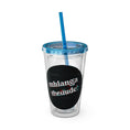 Charger l'image dans la visionneuse de la galerie, GradientXRaspberry - Sunsplash Tumbler with Straw, 16oz
