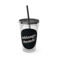 Load image into Gallery viewer, CherryXRaspberry - Sunsplash Tumbler with Straw, 16oz - mhlangathedude!
