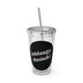 Load image into Gallery viewer, CherryXRaspberry - Sunsplash Tumbler with Straw, 16oz - mhlangathedude!
