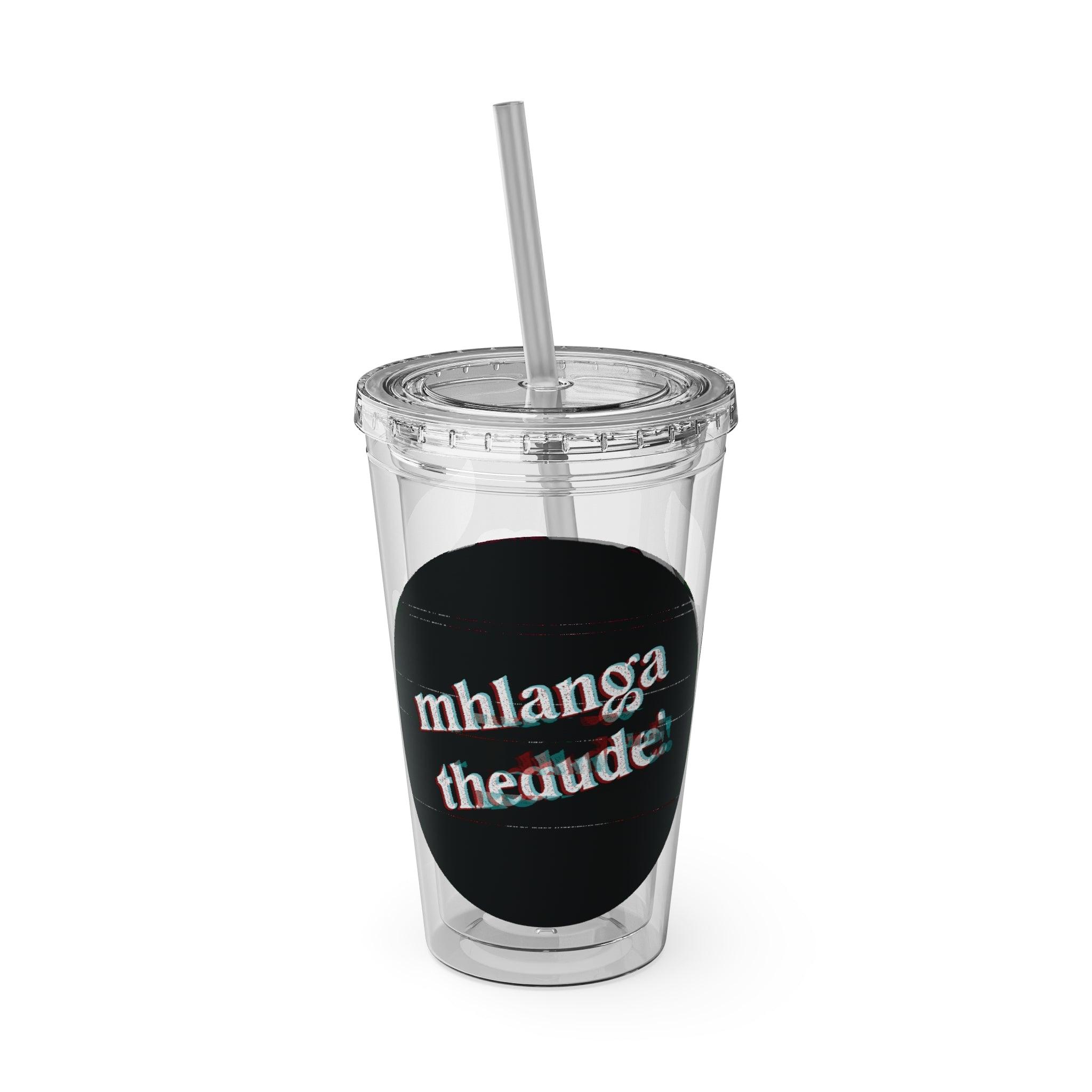 CherryXRaspberry - Sunsplash Tumbler with Straw, 16oz - mhlangathedude!