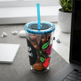 Charger l'image dans la visionneuse de la galerie, CherryXRaspberry - Sunsplash Tumbler with Straw, 16oz - mhlangathedude!
