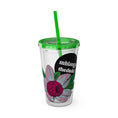 Charger l'image dans la visionneuse de la galerie, Flowering - Sunsplash Tumbler with Straw, 16oz
