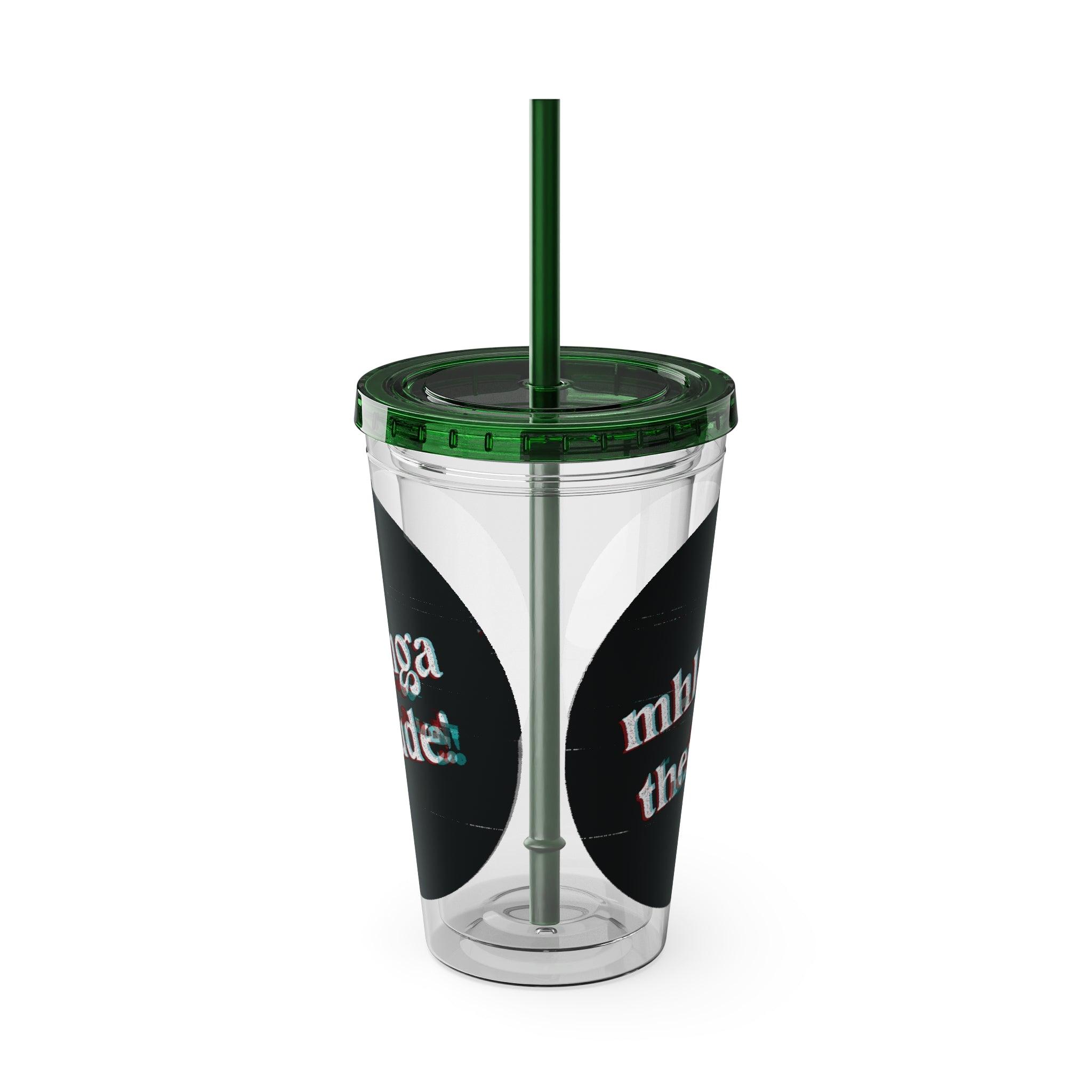 The Glitch - Sunsplash Tumbler with Straw, 16oz