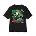 Load image into Gallery viewer, Crystal Eight Ball - Unisex Oversized Boxy Tee - mhlangathedude!
