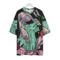 Load image into Gallery viewer, Betta Fish - Unisex Drop-shoulder T-shirt - XS / Black - Unisex Drop-shoulder T-shirt
