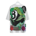 Charger l'image dans la visionneuse de la galerie, Crystal Eight Ball - Unisex Drop-shoulder T-shirt - XS / White - Unisex Drop-shoulder T-shirt
