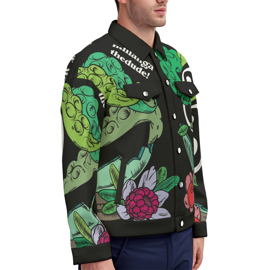 Crystal Eight Ball - Unisex Lapel Jacket - Unisex Lapel Jacket