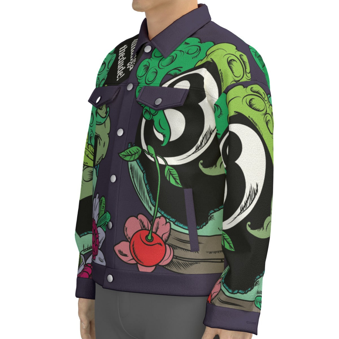 Crystal Eight Ball - Unisex Lapel Jacket - Unisex Lapel Jacket