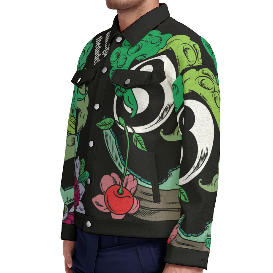 Crystal Eight Ball - Unisex Lapel Jacket - Unisex Lapel Jacket
