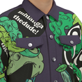 Load image into Gallery viewer, Crystal Eight Ball - Unisex Lapel Jacket - S / Blackcurrant - Unisex Lapel Jacket
