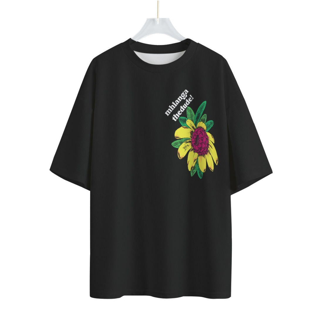 Cupped Hands - Unisex Drop-shoulder T-shirt - XS / White - Unisex Drop-shoulder T-shirt