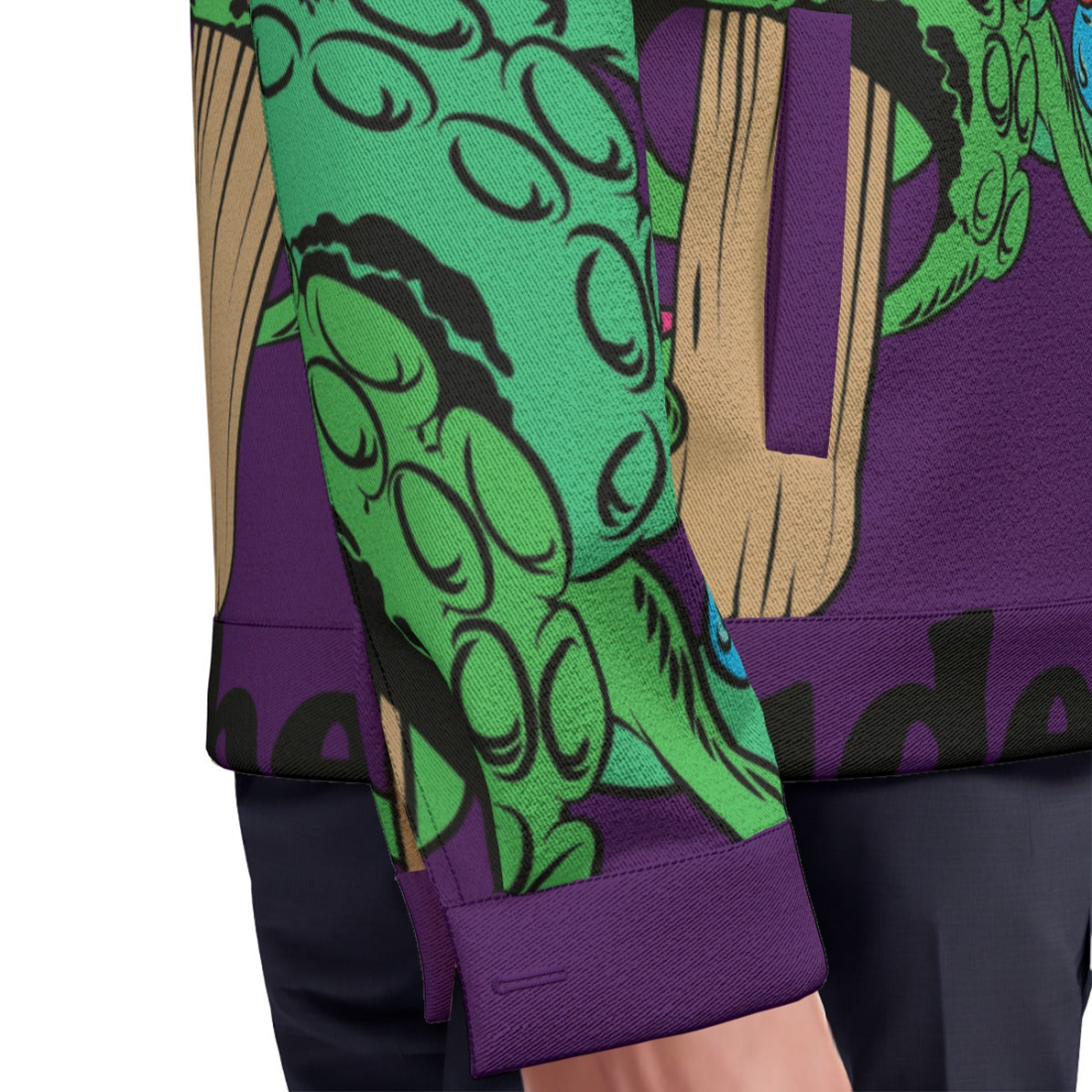 IceCream Squid - Unisex Lapel Jacket - Unisex Lapel Jacket
