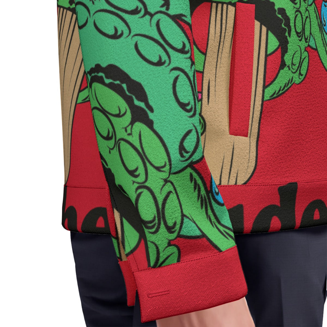 IceCream Squid - Unisex Lapel Jacket - Unisex Lapel Jacket