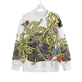 Load image into Gallery viewer, The Helmet - Unisex Knitted Fleece Sweater - S / White - Unisex Knitted Fleece Sweater
