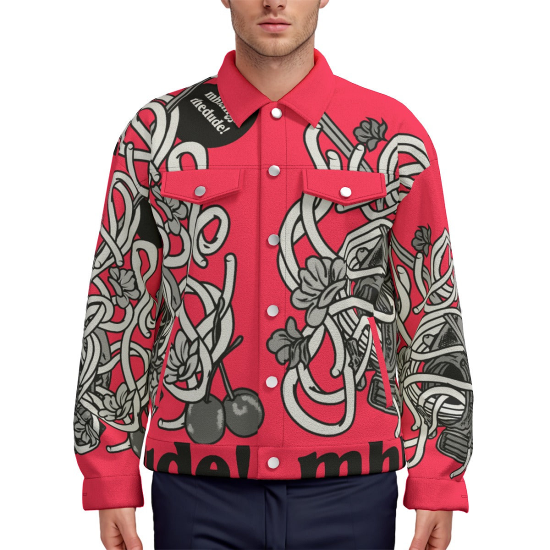 The Helmet - Unisex Lapel Jacket - Unisex Lapel Jacket