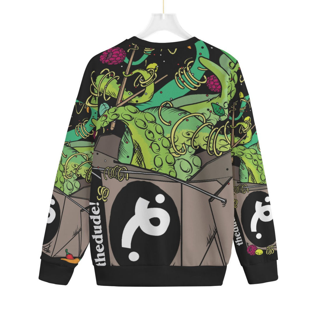 The Takeaway - Unisex Knitted Fleece Sweater - Unisex Knitted Fleece Sweater