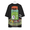 Charger l'image dans la visionneuse de la galerie, UFO - Unisex Drop-shoulder T-shirt - XS / Black - Unisex Drop-shoulder T-shirt
