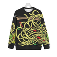 Load image into Gallery viewer, Wave Sauce - Unisex Knitted Fleece Sweater - S / Black - Unisex Knitted Fleece Sweater
